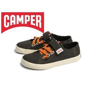 カンペール スニーカー フォー キッズ ペウ ランブラ 子供用 黒ブラック CAMPER FOR KIDS PEU RAMBLA 80196-008 10998101｜hi-style