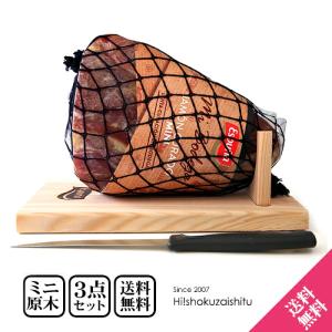 生ハム 原木 ミニ セット 絶妙な大きさの生ハム原木！1kgすぐに楽しめる専用台とナイフのセット！