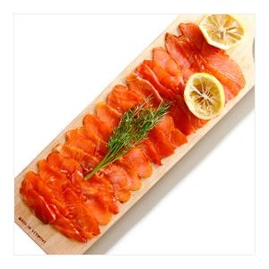 スモークサーモン はせべさんの厚切りスモークサーモン切り落とし