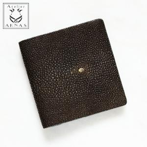Valextra（ヴァレクストラ） 二つ折り 財布 札入 象革 エレファント