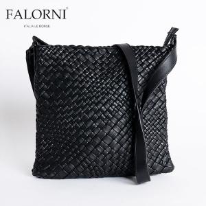 falorni（ファロルニ） ボストンバッグ 1000 ラムレザー 羊革 ブラック