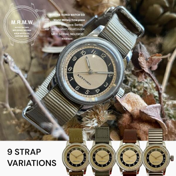 M.R.M.W.×KEYFORD モントルロロイミリタリーウォッチ 腕時計 メンズ レディース Tu...