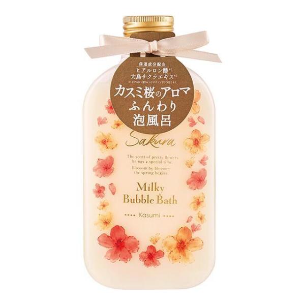 入浴剤 泡風呂 アロマ 桜の香り サクラCA ミルキーバブルバス カスミザクラ 300ml いい香り