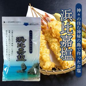 浜比嘉塩 沖縄の塩 100g  お土産 天然塩 国産 粗塩