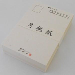 はがき ハガキ 無地 和紙 月桃紙 100枚 日本月桃