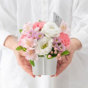 お供え 花 お供え用 アレンジメント「ピンク系...の詳細画像3