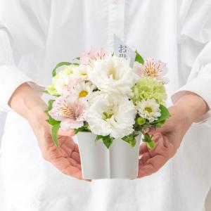お供え 花 お供え用 アレンジメント「ホワイト...の詳細画像3