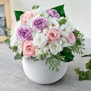 お供え 花 プリザーブドフラワー 「メモリアルローズ 」供花 お悔やみ 枕花 命日 法事 お盆 新盆