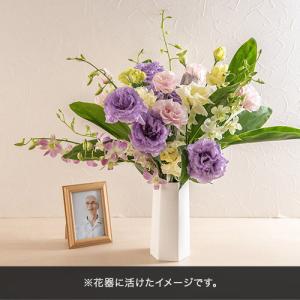 日比谷花壇 一周忌 供花 命日 お供え 花束 初音 仏花 お供え パープル お悔やみ 命日 法事 一周忌 仏事 Th1081 日比谷花壇 店 法要