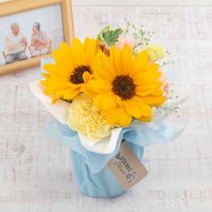 日比谷花壇公式 お供え 花 花束 お供え用 O・SO・NA・E flower 「7月のそのまま飾れるブーケ」 【お届け7/1-7/31】供花 法事 仏事 喪中 お彼岸 仏花