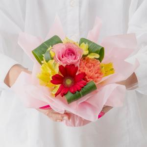 誕生日 花 そのまま飾れるブーケ「おまかせ カ...の詳細画像3