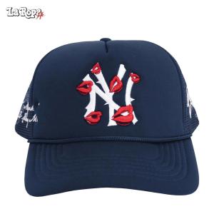 LAロゴ ラロパ　黒　緑　2種 LA ROPA(ラ ロパ)商品ページ - La Ropa Rise Trucker Hat - Black