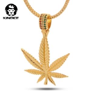 キングアイス KINGICE The Weed Leaf Necklace ネックレス Designed by Snoop Dogg x King Ice アクセサリー