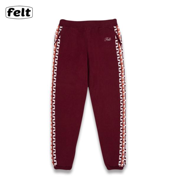 フェルト felt HAVANA COTTON KNIT PANTS パンツ WINE ワイン PA...