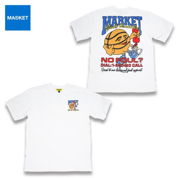 マーケット MARKET SPORTS COMMITTEE T-SHIRT Tシャツ WHITE ホ...