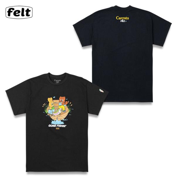 キャロッツ フェルト Carrots x felt Gone Fishing Tee Tシャツ ティ...