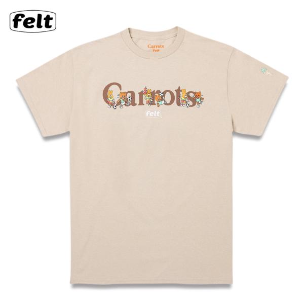 キャロッツ フェルト Carrots x felt Wordmark Tee Tシャツ ティー TA...