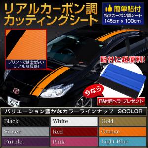 1m カーボン調 カッティングシート 大判サイズ リアル立体加工で高級感を演出 [145x100cm：1枚] カラー9色 裏面シール