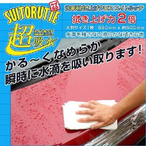 （洗車用拭き上げクロス）スイトルッテ 超吸水 水滴を残さない滑らかな拭き心地 大掃除 窓の結露にも