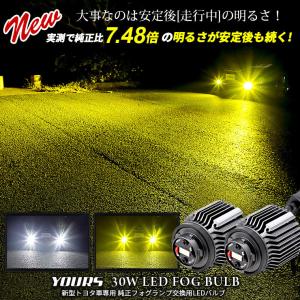 [一部予約] トヨタ車専用 純正フォグランプ 交換用 L1B LEDバルブ【スバル・ダイハツ・レクサス一部対応】カローラクロス 80ハリアー 等