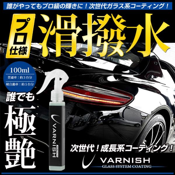 ガラス系コーティング剤 1本で約2年分 車 成長系 コーティング バーニッシュ 持続6カ月 超光沢＆...