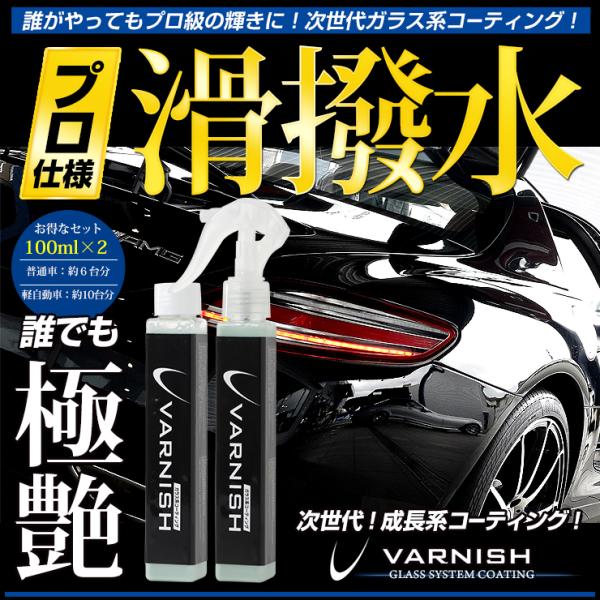 数量割引あり ガラス系コーティング剤 1本で約2年分 2本セット コーティング バーニッシュ 持続6...