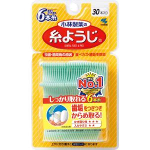 小林製薬 糸ようじ30本 49860238 ダイエット 健康 オーラルケア 歯ブラシダイエット その他｜hid-shop