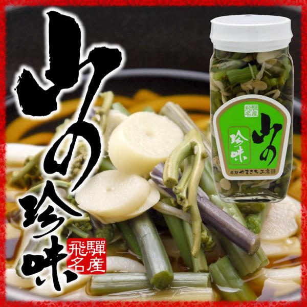 国産 山の珍味 瓶 味付山菜ミックス そば うどん 具 炊き込みご飯