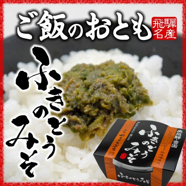 ふきのとう味噌 ふき味噌 ご飯のお供 飛騨産 おにぎりにも