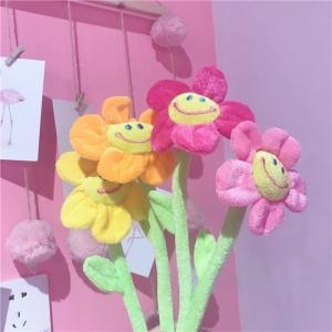 【8本セット】スマイル フラワー ぬいぐるみ ...の詳細画像3