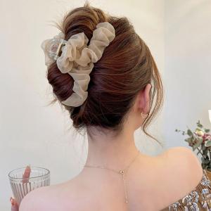 ヘアクリップ フリル バンスクリップ レディー...の詳細画像2