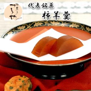 つちや 柿羊羹 220g 1本 かきようかん 堂上蜂屋柿 干し柿 和菓子