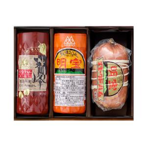 0613-019 明宝ハム・瑞峰・スモークドハム各1本入 ギフト 箱付き お中元 御中元