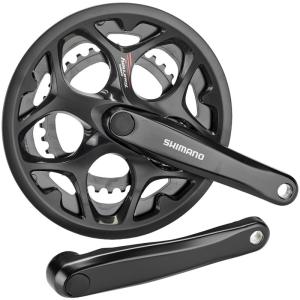 自転車用クランクセット 170mm シマノ(SHIMANO) フロントチェーンホイール(ROAD) FC-A070 50/34T チェーンガード付き EFCA070｜hidarikiki