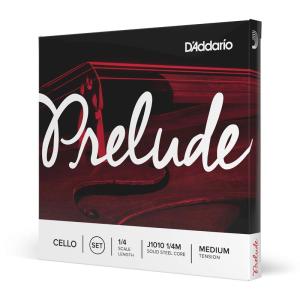チェロ弦 D'Addario Prelude Set J1010 1/4M Medium Tension 国内正規品｜hidarikiki