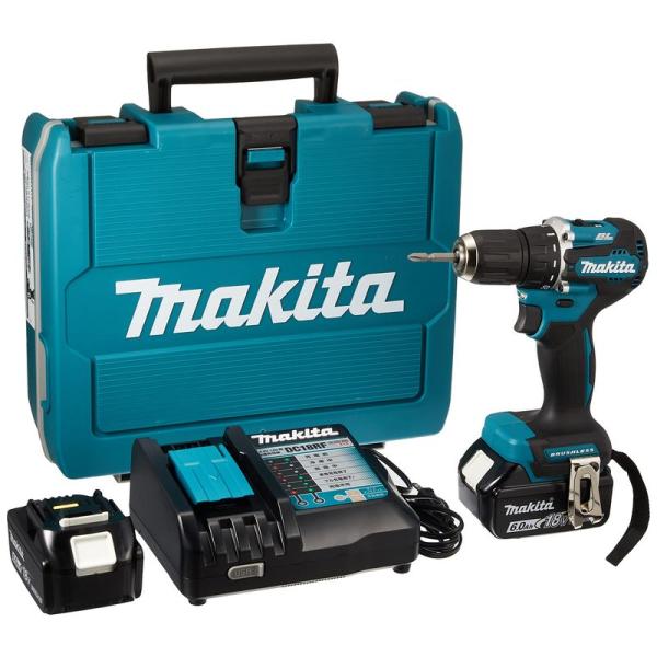 マキタ(Makita) 充電式ドライバドリル 18V6Ah バッテリ2本・充電器・ケース付 DF48...