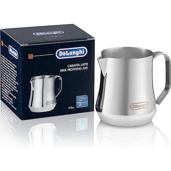 デロンギ(DeLonghi)ステンレス製ミルクジャグ 350ml DLSC060 シルバー