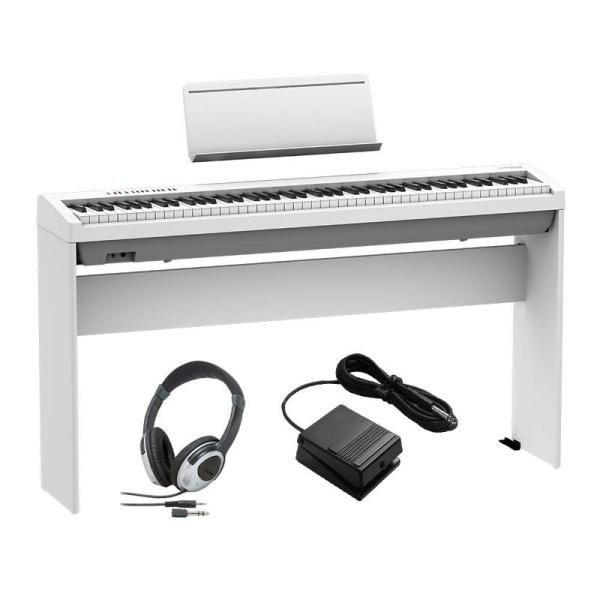 Roland FP-30X WH 電子ピアノ 88鍵盤 専用スタンド・ヘッドホンセット ローランド