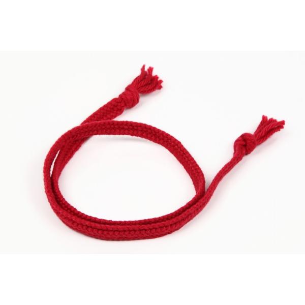 飛騨高山の組紐（太い赤色II） 組紐 飛騨の職人の手作り。組紐ブレスレット。こだわりの逸品！