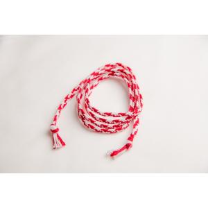 飛騨高山の組紐（赤色と白色） 組紐 飛騨の職人の手作り。組紐ブレスレット。｜hidashop