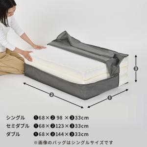 西川 マットレス専用 不織布 収納バッグ 日本...の詳細画像2