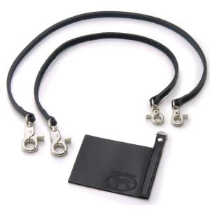 美品 LAST CROPS ラストクロップス ウォレットロープ シェル