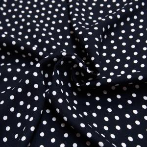 (売切れ商品)日本製 ポリエステル 梨地織り ランダムシャワードットプリント