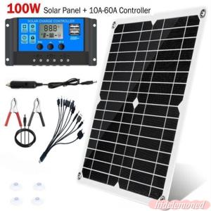 ソーラーパネル 100W+ソーラーチャージコントローラー 30A 12V/24V 61jMk3BWoSL._AC_UF1000,