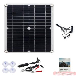 ソーラーパネル 100W デュアル 12V 5...の詳細画像1