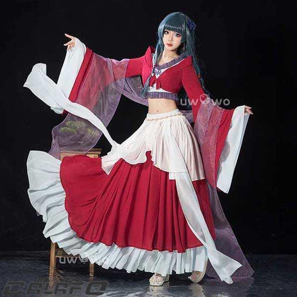 薬屋のひとりごと 風 マオマオ 猫猫 舞踏会のスカート コスプレ 衣装 ウィッグ ハロウィン コスチ...