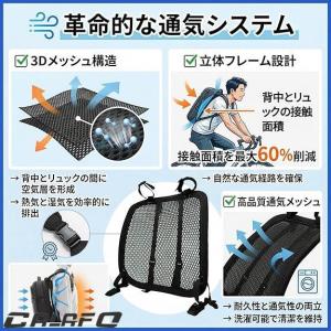 背面通気冷却パッド リュック 背中 汗対策 蒸...の詳細画像2