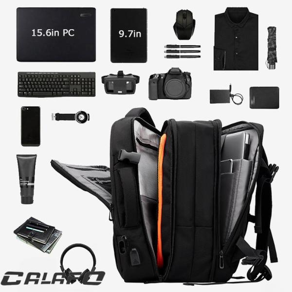 リュック 大容量 メンズ おしゃれ 黒 ビジネス  防水 拡張機能付き 3WAY 通勤 出張 旅行 ...