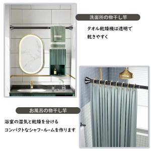 突っ張り棒 強力 つっぱり棒つっぱり式 ハンガ...の詳細画像2