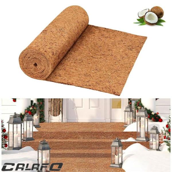 融雪マット 電源不要 玄関の転倒防止に 店舗入口 私道 雪上マット 冬用滑り止めブランケット【天然コ...